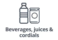 Beverages, juices & cordials